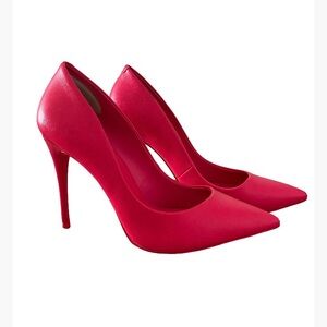 Aldo Vibrant Deep Pink 4” Pointed Stiletto Heels